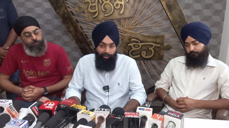 Amarpreet Singh press conference after NIA raid Amarpreet Singh press conference after NIA raid