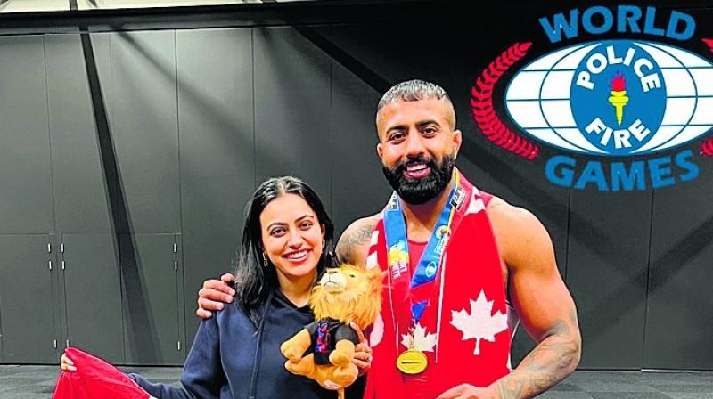 Surrey's Punjabi wrestler Jassi Sahota wins gold medal Surrey's Punjabi wrestler Jassi Sahota wins gold medal