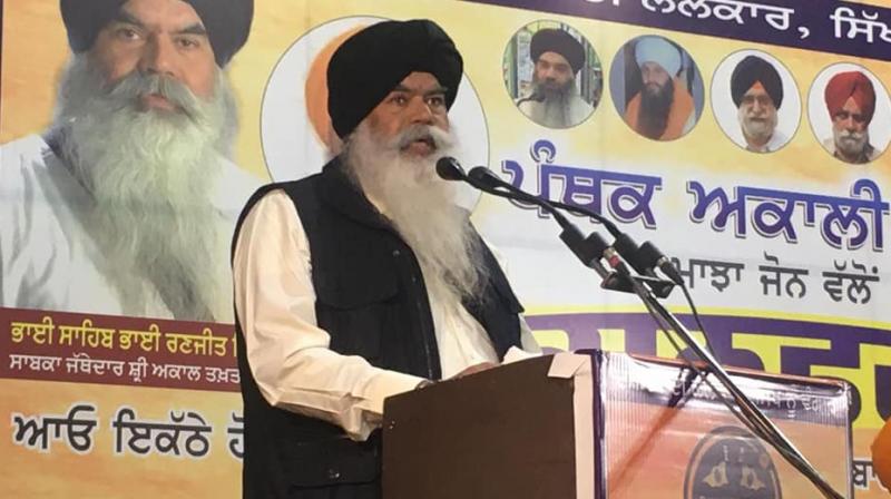 Former Jathedar Bhai Ranjit Singh gave a big challenge to the Badals Former Jathedar Bhai Ranjit Singh gave a big challenge to the Badals