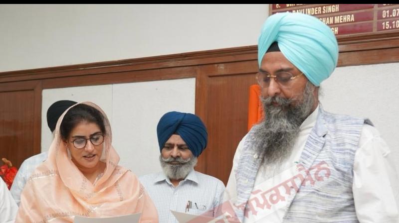 Ganeev Kaur Majithia took oath as MLA Ganeev Kaur Majithia took oath as MLA