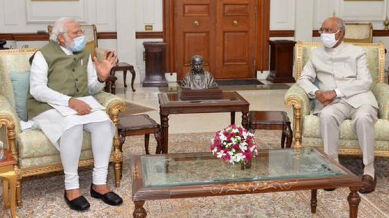 PM Modi Meeting with President 