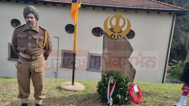 On the occasion of the 79th Independence Day in the city of France, tribute was paid to the martyred Sikh soldiers On the occasion of the 79th Independence Day in the city of France, tribute was paid to the martyred Sikh soldiers