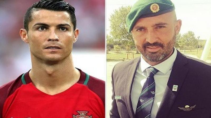 Cristiano Ronaldo and Nuno Marecos 