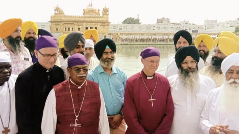 Archbishop of Canterbury Justin Portal Welby visit Golden Temple