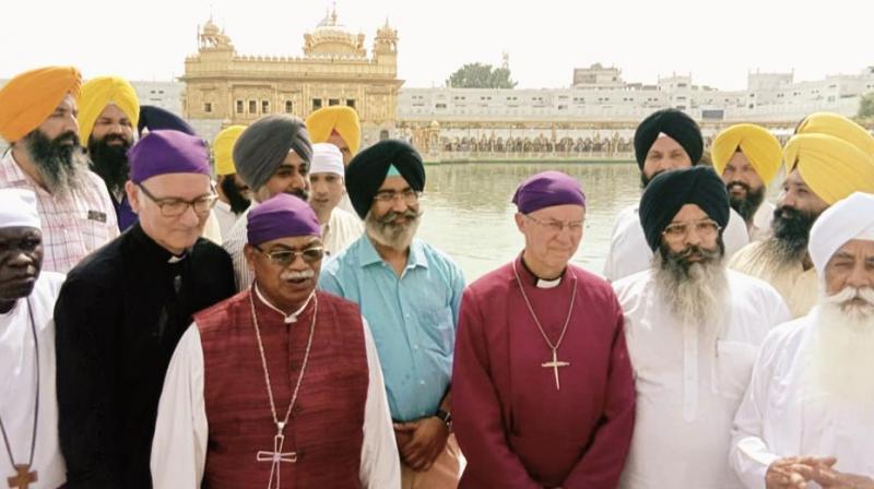 Archbishop of Canterbury Justin Portal Welby visit Golden Temple Archbishop of Canterbury Justin Portal Welby visit Golden Temple