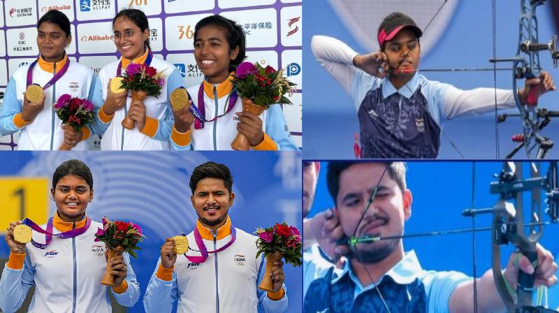 Jyothi, Deotale claim hat-trick of gold as archers return with record nine medals Jyothi, Deotale claim hat-trick of gold as archers return with record nine medals