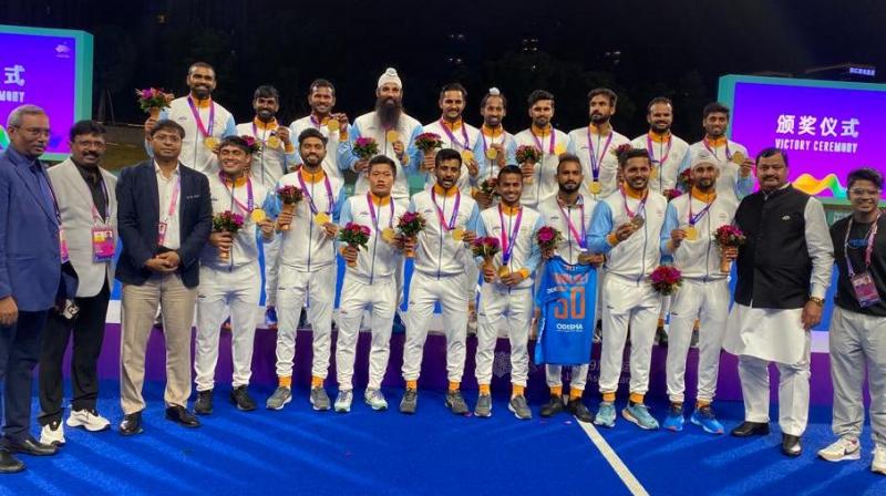 Asian Games: Odisha CM Naveen Patnaik announces Rs 5 lakh for each Hockey player Asian Games: Odisha CM Naveen Patnaik announces Rs 5 lakh for each Hockey player