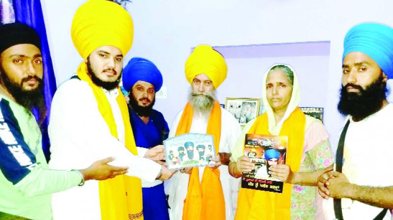 Shaheed Bhai Gurmeet Singh's family Shaheed Bhai Gurmeet Singh's family