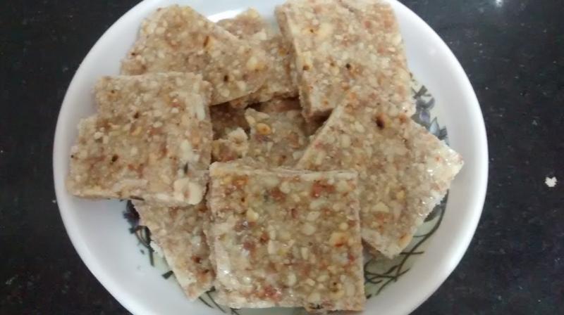 Peanut Burfi Peanut Burfi