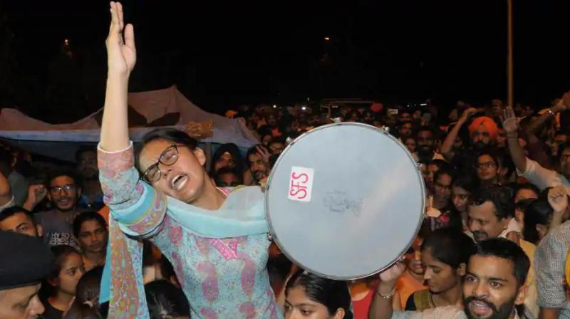 Panjab University Campus Students’ Council president Kanupriya at Panjab University Panjab University Campus Students’ Council president Kanupriya at Panjab University