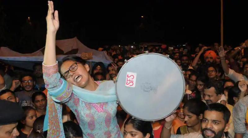 Panjab University Campus Students’ Council president Kanupriya at Panjab University