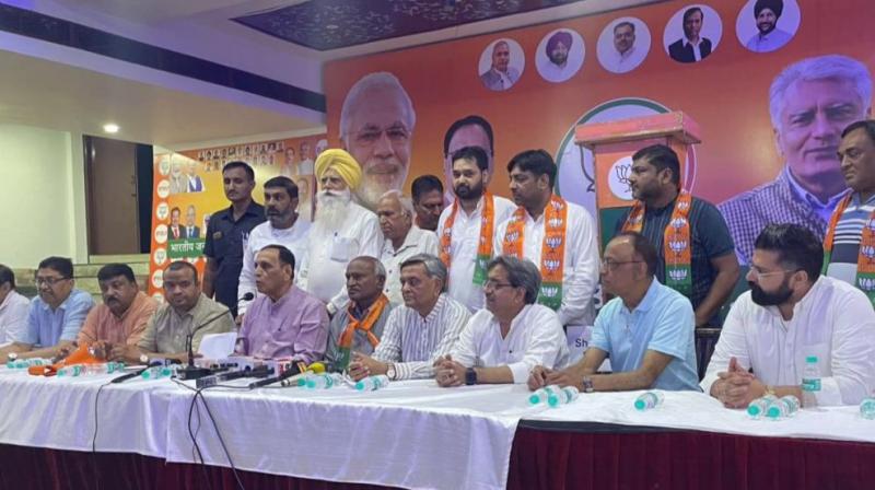 Akali leader Satpal Singla join BJP Akali leader Satpal Singla join BJP