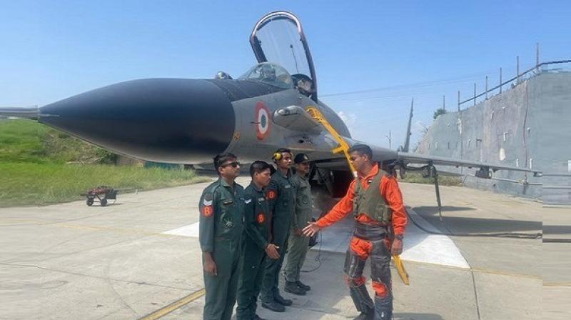 Advanced fighter aircraft MiG-29 deployed in Srinagar