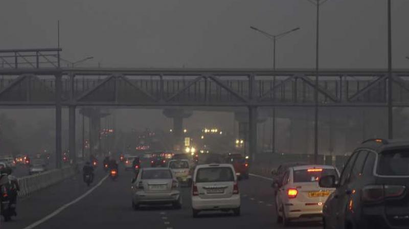The first dense fog of the season in Delhi
