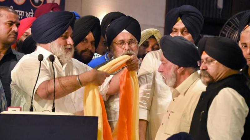  Sukhbir Badal announced Paramjit Singh Sarna as the president of the Delhi unit