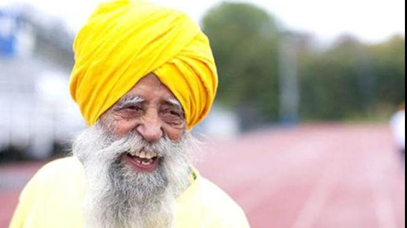 Turbaned Tornado Fauja Singh will lead marathon in Delhi Turbaned Tornado Fauja Singh will lead marathon in Delhi