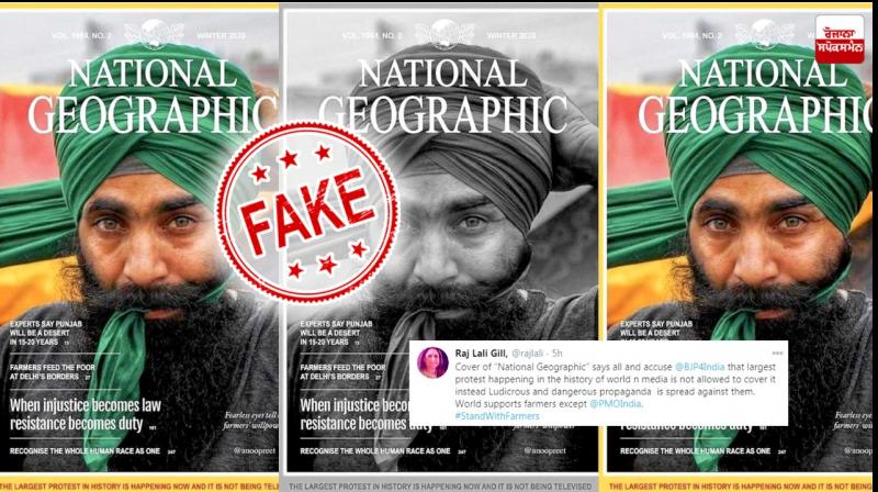 Fact Check: National Geographic Magazine has not used a picture of a Sikh for its cover page
