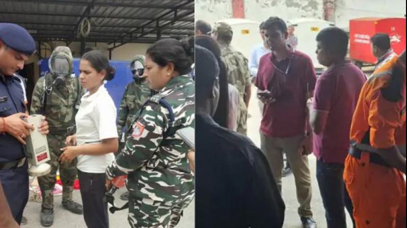 Radioactive leak at Lucknow airport Radioactive leak at Lucknow airport