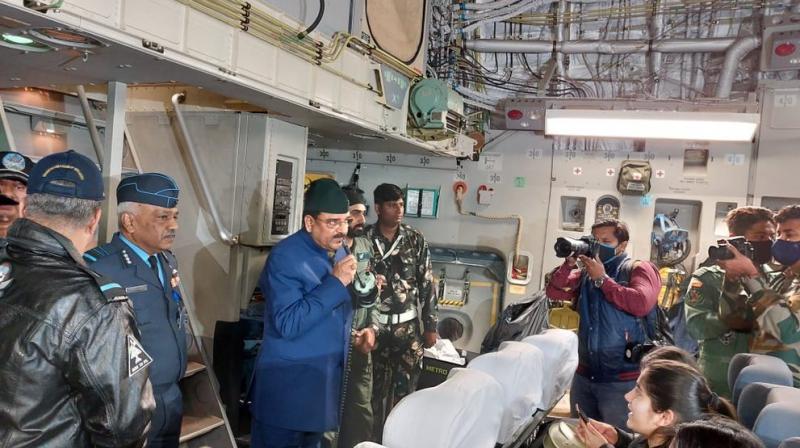 Fourth IAF aircraft carrying Indians rescued from Ukraine arrives at Hindan airbase Fourth IAF aircraft carrying Indians rescued from Ukraine arrives at Hindan airbase