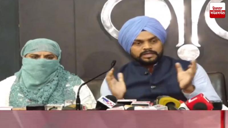 Victim makes serious allegations during press conference in assault case by Pastor Bajinder Victim makes serious allegations during press conference in assault case by Pastor Bajinder