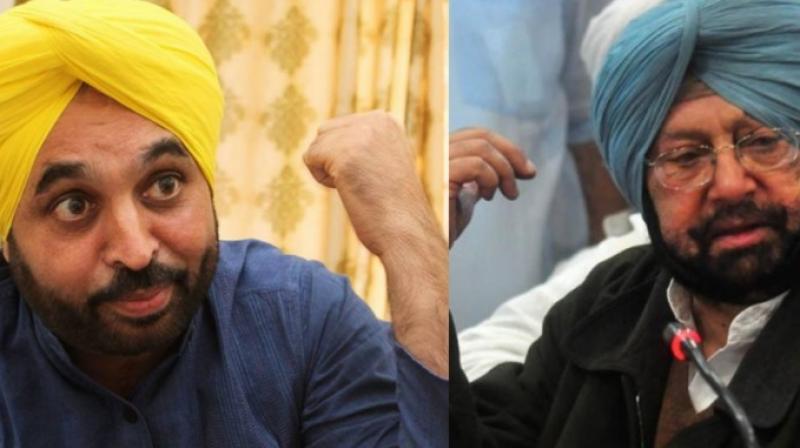Capt sold Punjab to Modi-Shah due to his own weaknesses-Bhagwant Mann Capt sold Punjab to Modi-Shah due to his own weaknesses-Bhagwant Mann