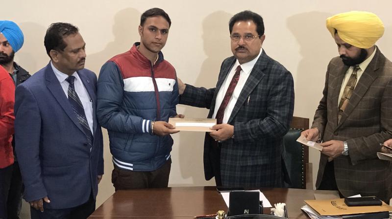 Education Minister Om Prakash Soni hands over appointment letters