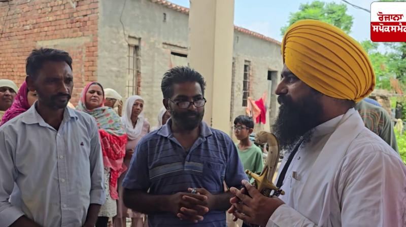Jathedar Gargajj met the victim's family of the boy who lost his life in the so-called meeting of priests Jathedar Gargajj met the victim's family of the boy who lost his life in the so-called meeting of priests
