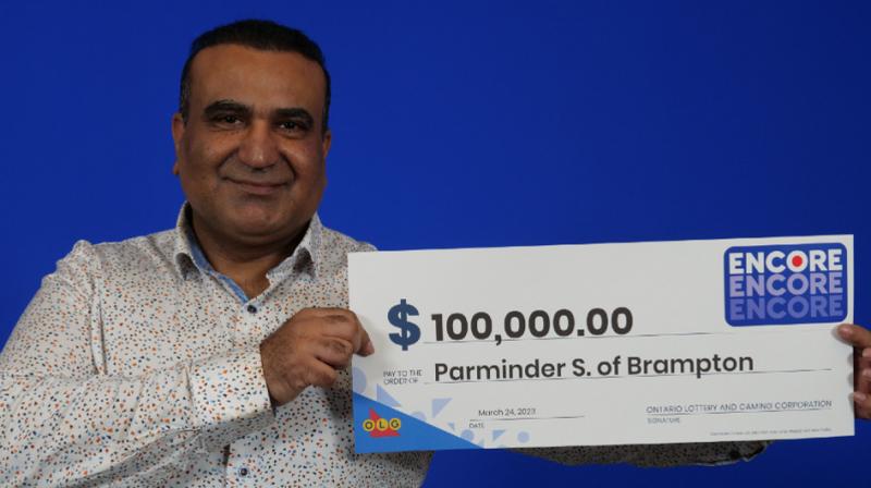Punjabi man wins 100,000 dollar lottery in canada