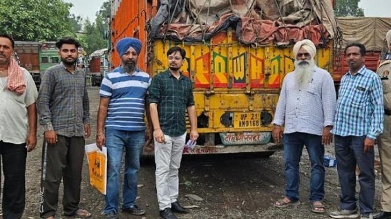 Punjab GST dept impounds 51 trucks for tax evasion Punjab GST dept impounds 51 trucks for tax evasion
