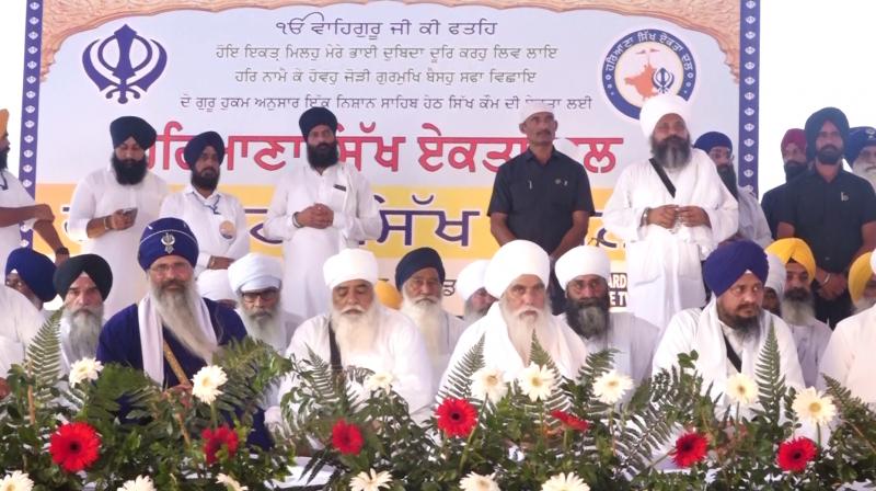 Maha Sikh convention organized for unity of Sikhs in Haryana Maha Sikh convention organized for unity of Sikhs in Haryana