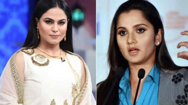 Pakistani actress Veena Malika has spoken against Sania Mirza