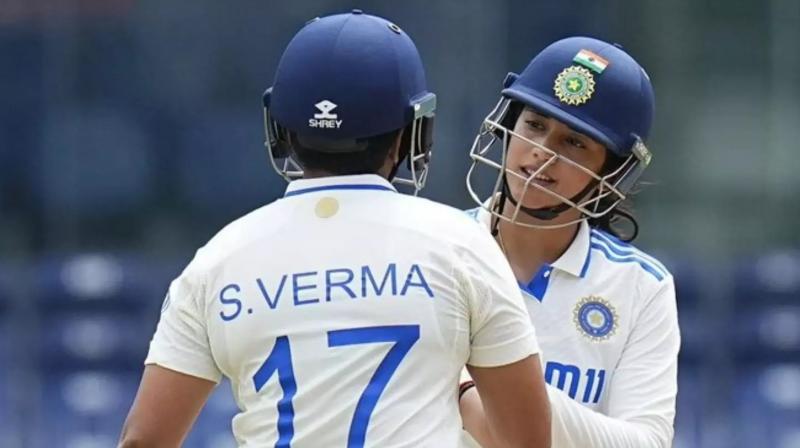 India record highest-ever team total in Women's Test cricket India record highest-ever team total in Women's Test cricket