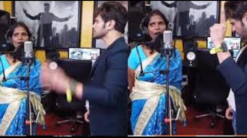Ranu Mondal and Himesh Reshammiya Ranu Mondal and Himesh Reshammiya