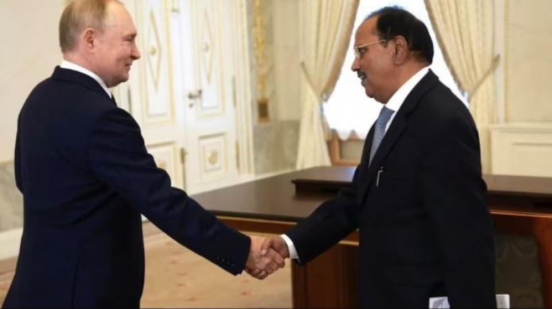 NSA Ajit Doval meet Russian President Vladimir Putin NSA Ajit Doval meet Russian President Vladimir Putin