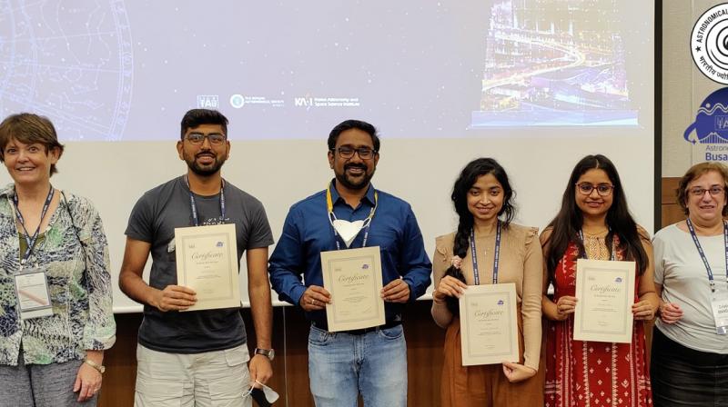 Four Indian physicists bag top awards at International Astronomy Meet Four Indian physicists bag top awards at International Astronomy Meet