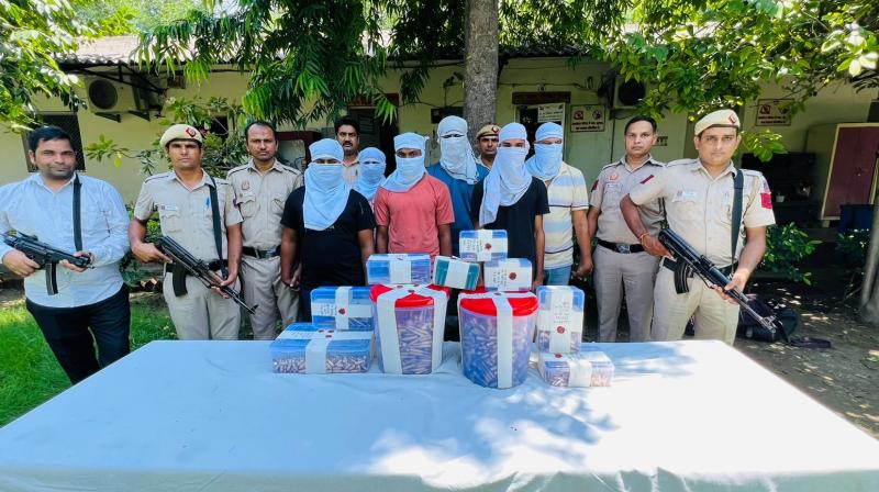 Delhi Police recover 2,000 live cartridges, 6 arrested Delhi Police recover 2,000 live cartridges, 6 arrested