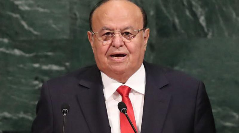 Yemen's President Abed Rabbo Mansour Hadi