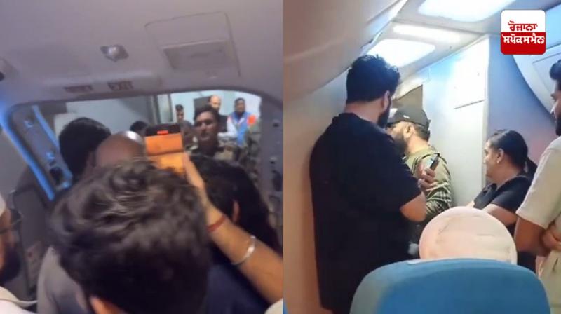 Commotion at Amritsar Airport: Passengers were made to wait for 6 hours after sitting on the flight to Dubai Commotion at Amritsar Airport: Passengers were made to wait for 6 hours after sitting on the flight to Dubai