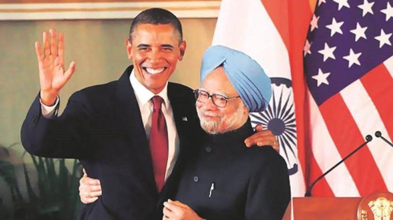 Barack Obama and Manmohan Singh