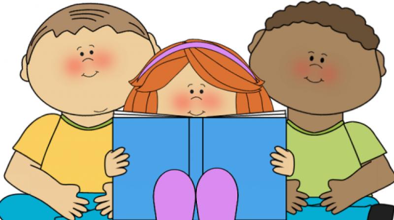 Child during Reading the Book Child during Reading the Book