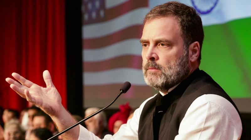 Rahul Gandhi In New York. Rahul Gandhi In New York.