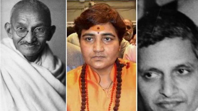 Sadhvi Pragya apologises for Godse praise in Lok Sabha Sadhvi Pragya apologises for Godse praise in Lok Sabha