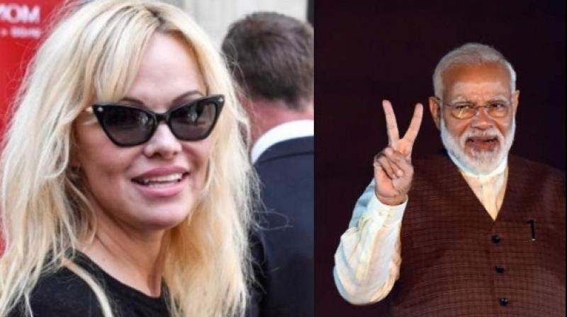 Hollywood actress Pamela Anderson writes to Indian PM Modi to promote vegan food