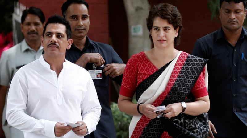 Priyanka Gandhi Vadra with her husband Robert Vadra Priyanka Gandhi Vadra with her husband Robert Vadra