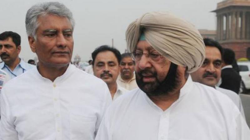 Captain Amrinder Singh and Sunil Jakhar Captain Amrinder Singh and Sunil Jakhar