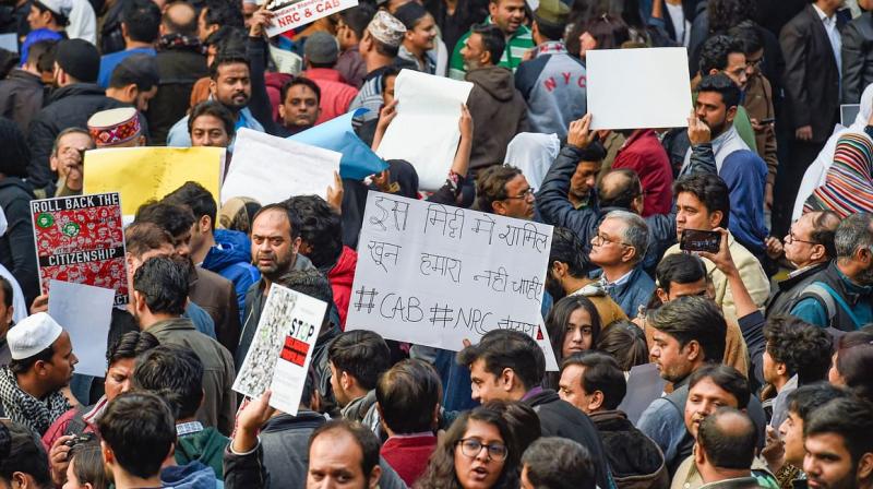 CAA protest in delhi 