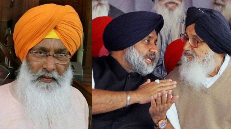 Sukhdev Singh Dhindsa and badals 