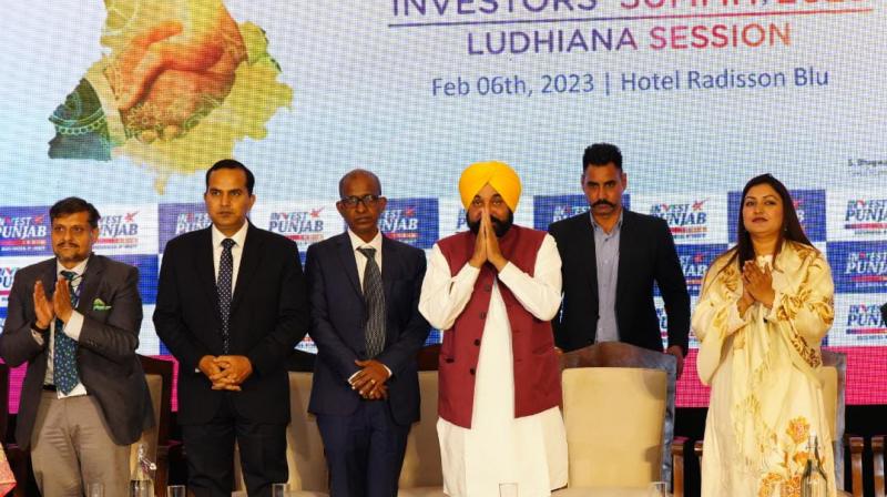 Punjab CM Interacting with industrialists 