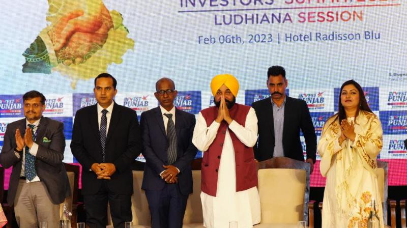 Punjab CM Interacting with industrialists Punjab CM Interacting with industrialists