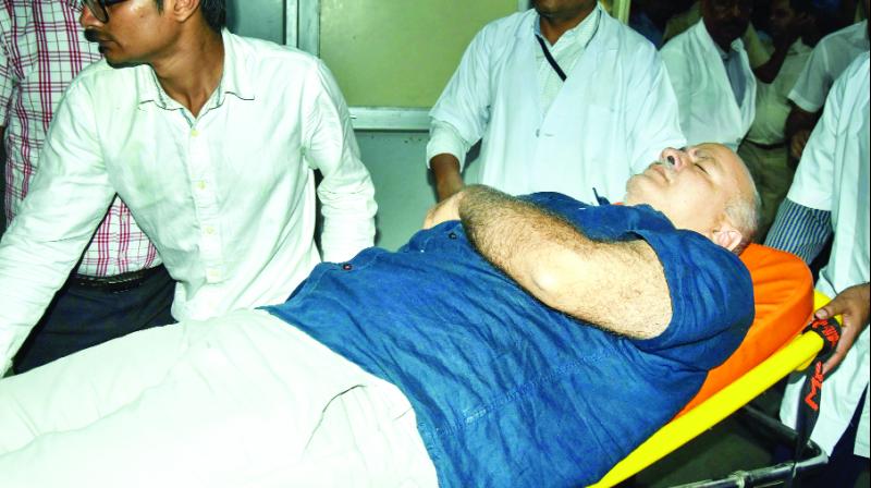 Sisodia Taken To Hospital Sisodia Taken To Hospital